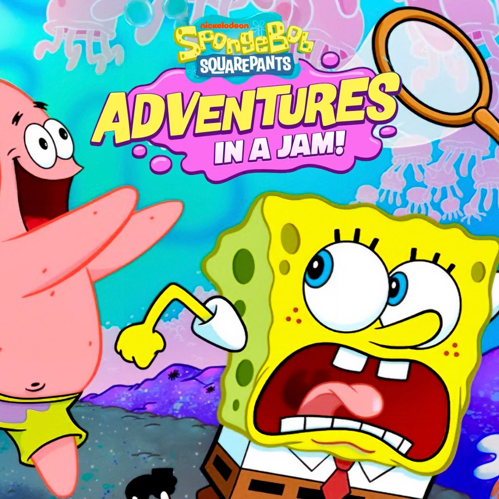 Spongebob adventures in a jam Logo